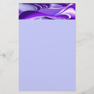 Purple Flower Rainbow Dreams Stationery