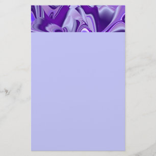 Purple Flower Rainbow Dreams Stationery