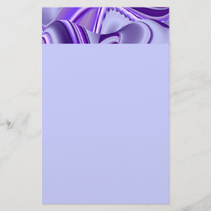 Purple Flower Rainbow Dreams Stationery
