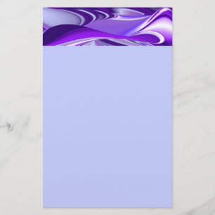 Purple Flower Rainbow Dreams Stationery