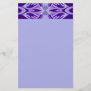 Purple Flower Rainbow Dreams Stationery