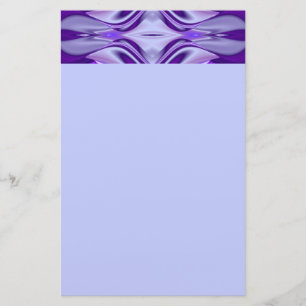 Purple Flower Rainbow Dreams Stationery