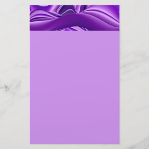 Purple Flower Rainbow Dreams Stationery