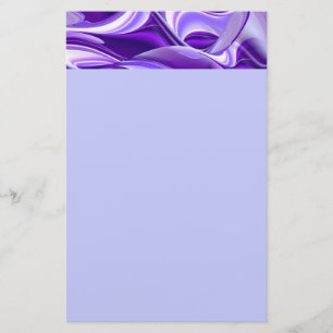 Purple Flower Rainbow Dreams Stationery