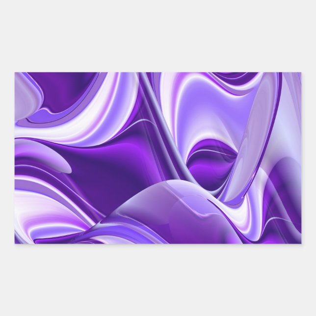 Purple Flower Rainbow Dreams Sticker (Front)
