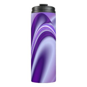 Purple Flower Rainbow Dreams Thermal Tumbler