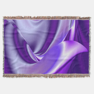 Purple Flower Rainbow Dreams Throw Blanket