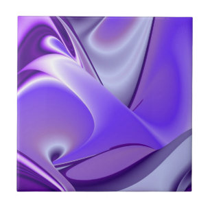 Purple Flower Rainbow Dreams Tile