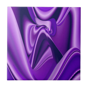 Purple Flower Rainbow Dreams Tile