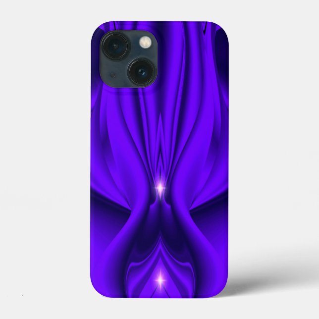 Purple Flower Rainbow Dreams , Two Stars Case-Mate iPhone Case (Back)
