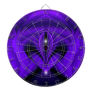 Purple Flower Rainbow Dreams Two Stars Dartboard