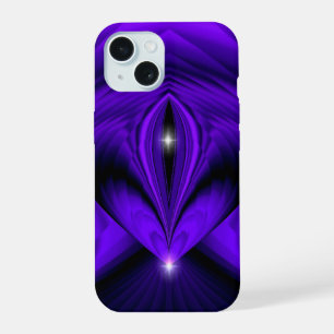 Purple Flower Rainbow Dreams Two Stars iPhone 15 Case