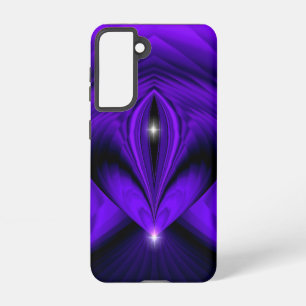 Purple Flower Rainbow Dreams Two Stars Samsung Galaxy Case