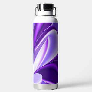 Purple Flower Rainbow Dreams Water Bottle