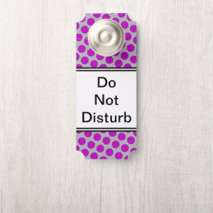 Purple Flower Ribbon by Kenneth Yoncich Door Hanger