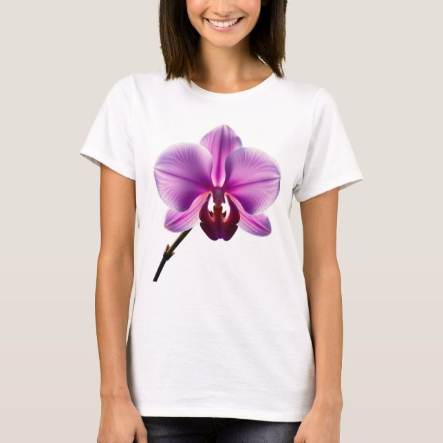 purple flower T-Shirt (Front)