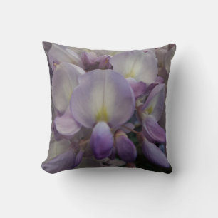 Purple Flower Throw Pillow