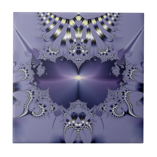 Purple Flower Tile (Front)