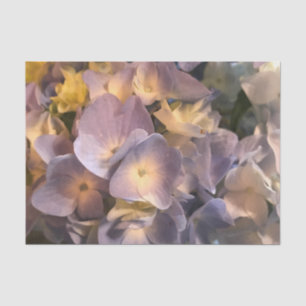 Purple flower tissue paper
