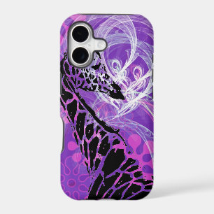 Purple Flowered Giraffe