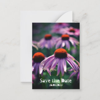 Purple Flowers at RHS Wisley Save the date Card