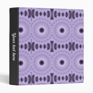 Purple Flowers Binder