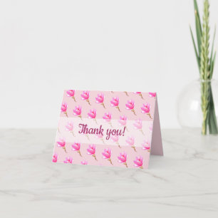 Purple flowers card