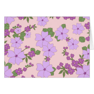 Purple Flowers, Floral Pattern, Pattern Of Flowers