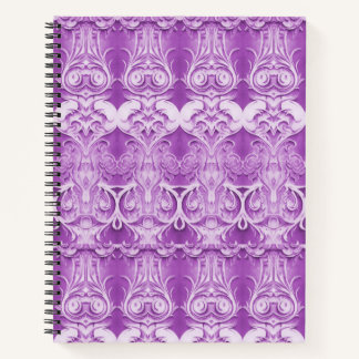 Purple Flowers Flourish Notebook