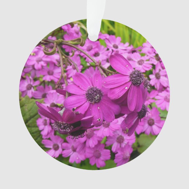 Purple Flowers from San Francisco Ornament (Front)