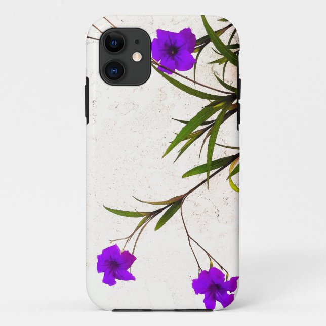Purple Flowers in the Breeze Case-Mate iPhone Case (Back)