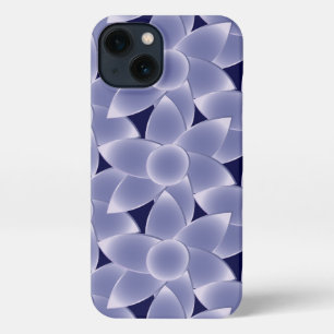 Purple flowers iPhone 13 case