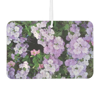Purple Flowers Landscape Rectangle Air Freshener