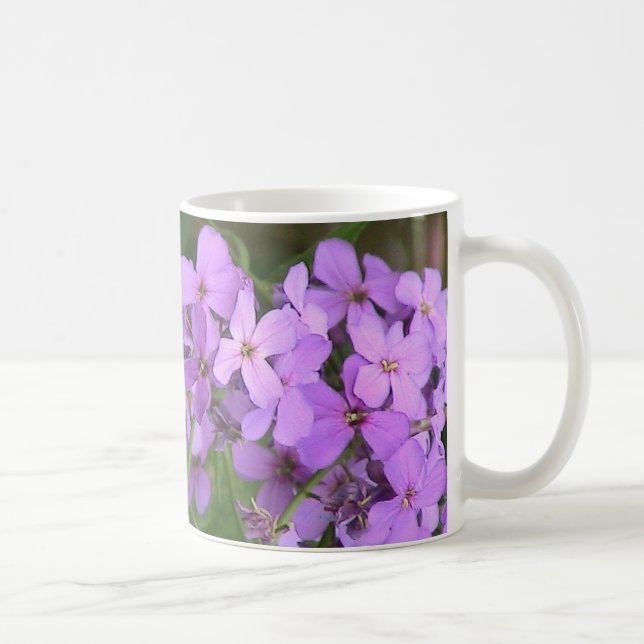 Purple Flowers Mug (Right)