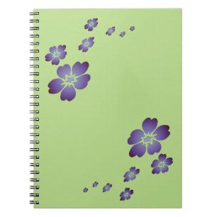 Purple Flowers Notebook