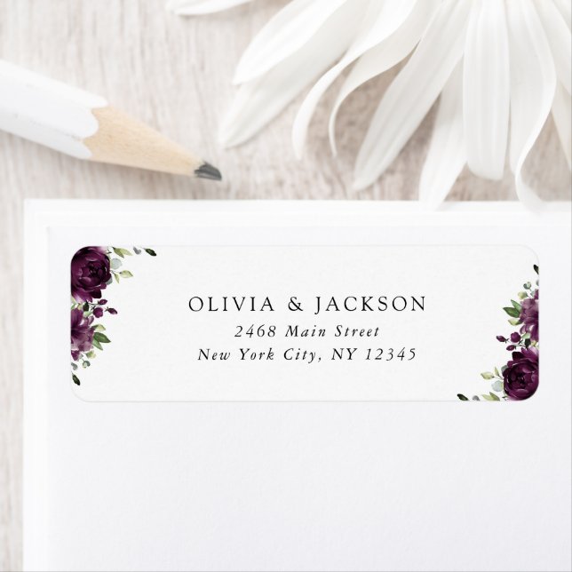Purple Flowers, Plum Flowers, Boho, Floral Wedding (Insitu)