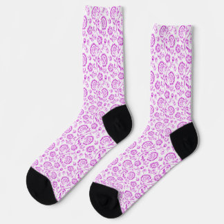Purple Flowers Socks
