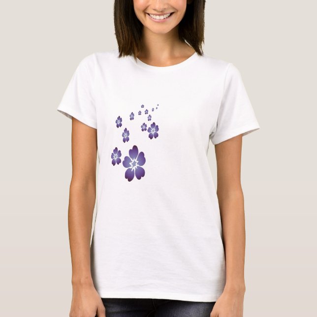 Purple Flowers T-Shirt (Front)