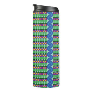 Purple Flowers - Thermal Tumbler