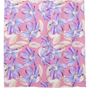 Purple Flowers: Watercolor Floral Elegance.