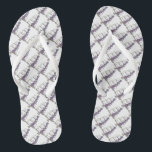 Purple Flowers Wedding Cake Bridesmaid Bride Flip Flops<br><div class="desc">Flip flops feature an original marker illustration of a tiered wedding cake decorated with colourful purple flowers. Makes a perfect gift for your bridesmaids! This illustration is also available on other products. Don't see what you're looking for? Need help with customization? Contact Rebecca to have something designed just for you....</div>
