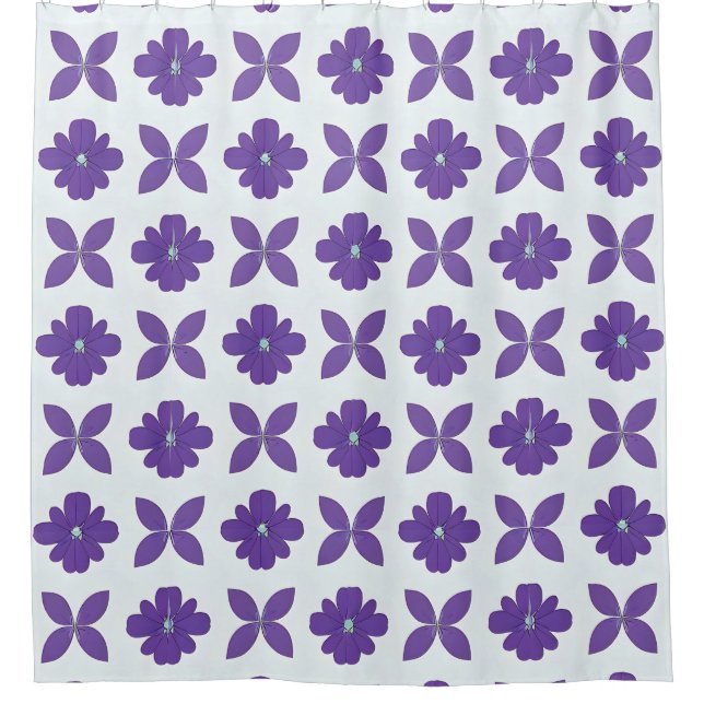 Purple Flowers with Light Background (Front)