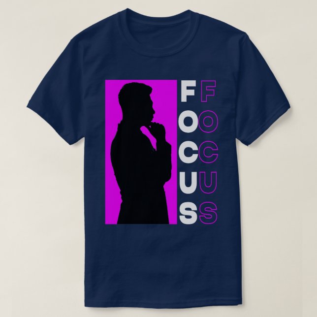 Purple Focus T-Shirt (Design Front)