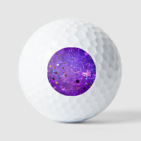 Purple foil background with Stars