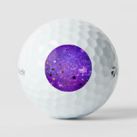 Purple foil background with Stars