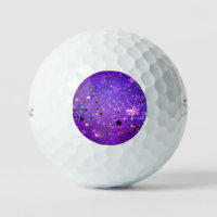 Purple foil background with Stars
