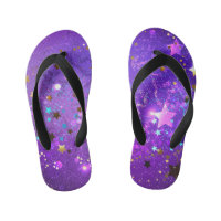 Purple foil background with Stars