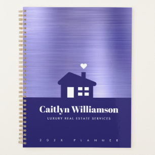 Purple Foil Real Estate Broker Professional House Planner