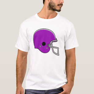 Purple Football Helmet T-Shirt