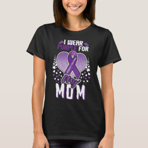 Purple For Mom Alzheimerheimer Heimers Awareness T-Shirt